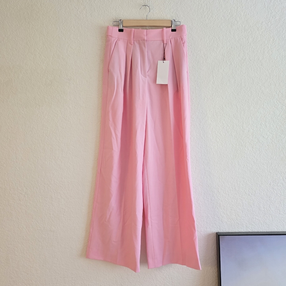 Zara Wide Leg Pants Pastel Pink Size M L XL - Picture 12 of 13